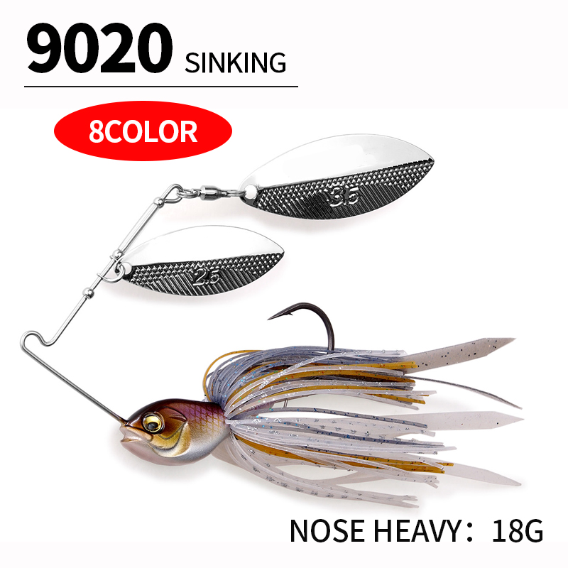 Fishing Lure Swimbait - 18g Spinning Lure Fishing Elastic Wire