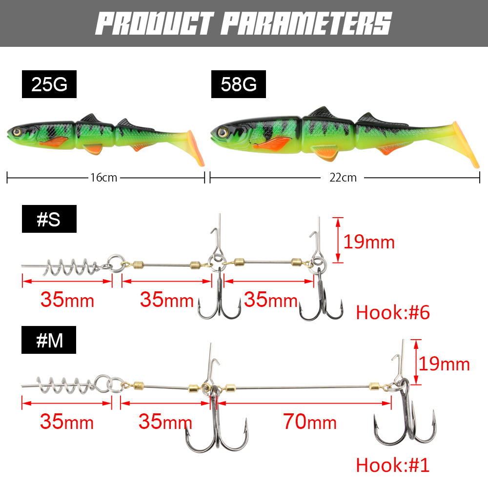 Spinpoler Pike Stinger Rig Hoo - Fishing Lure Jerkbait 评论和价格