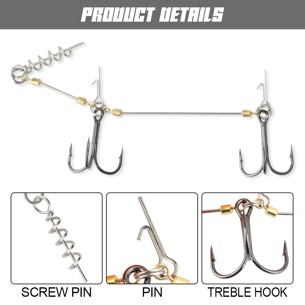 Spinpoler Pike Stinger Rig Hoo - Fishing Lure Jerkbait 评论和价格