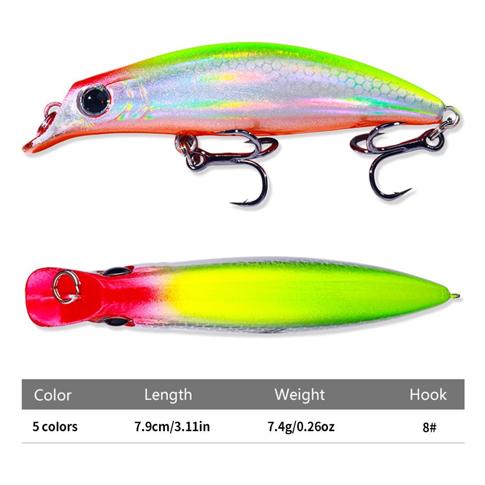 Minnow Fishing Lure 7.4g 7.9cm - Fishing Lure Jerkbait 评论和价格