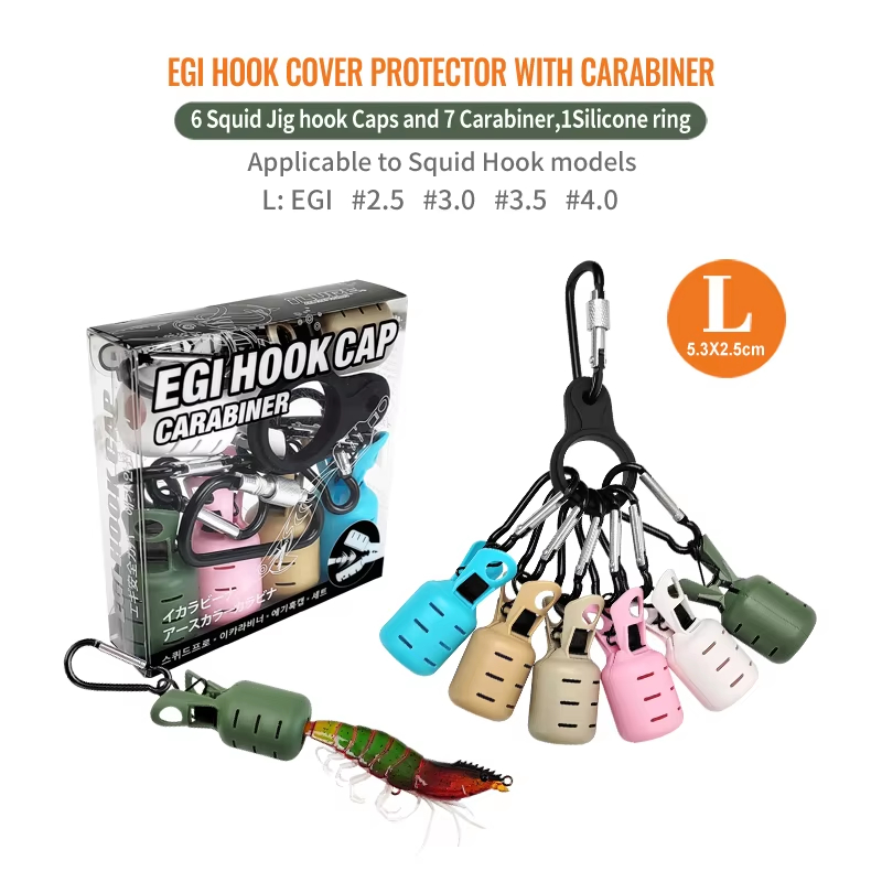 6pcs Colorful Squid Jig Hook C - Fishing Lure Jig 评论和价格