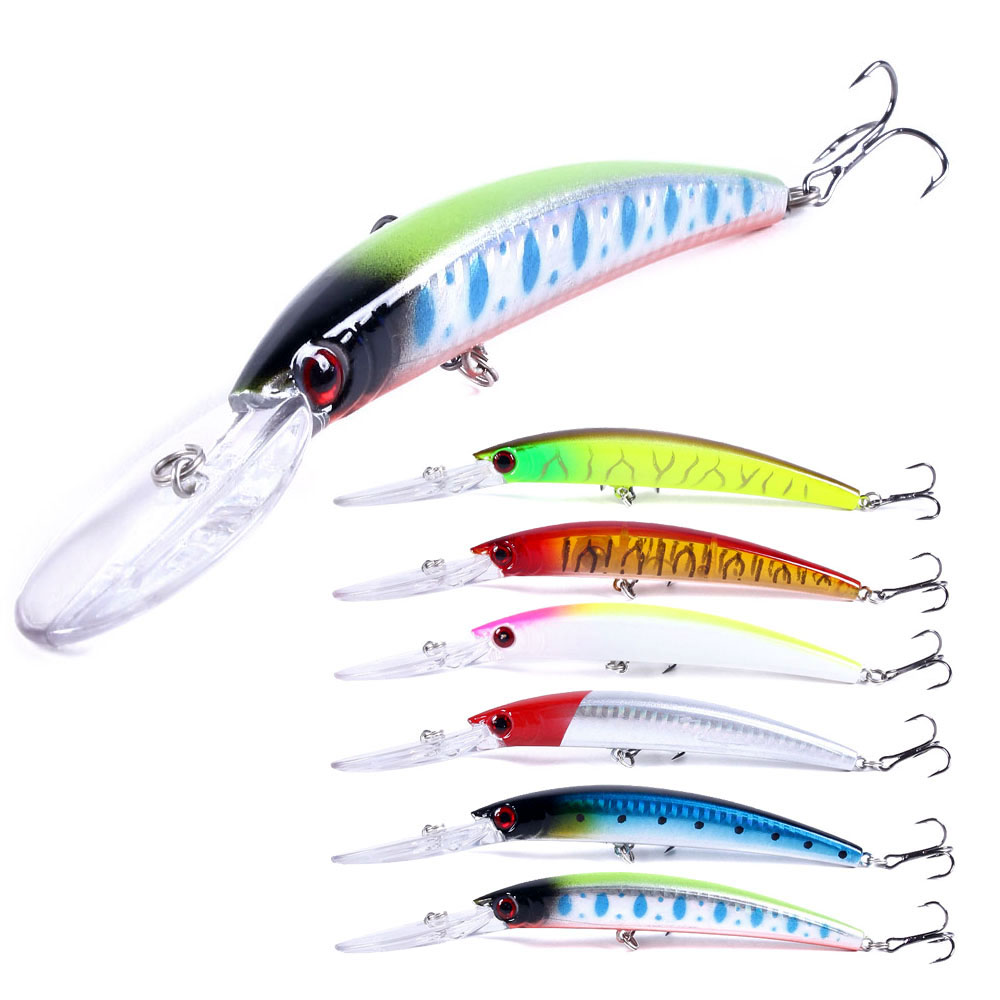 1PCS 15cm 15g  Deep Diving Jer - Fishing Lure Jerkbait 评论和价格