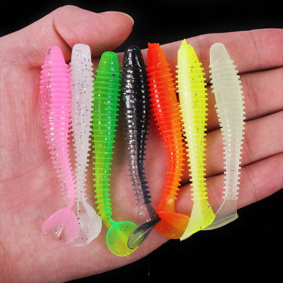 WALK FISH 10PCS Soft Lures Sil - Fishing Lure Swimbait 评论和价格