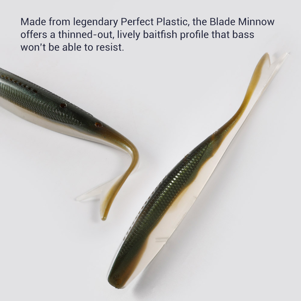 NOEBY Soft Lure Blade Minnow 9 - Fishing Lure Blade Bait 评论和价格