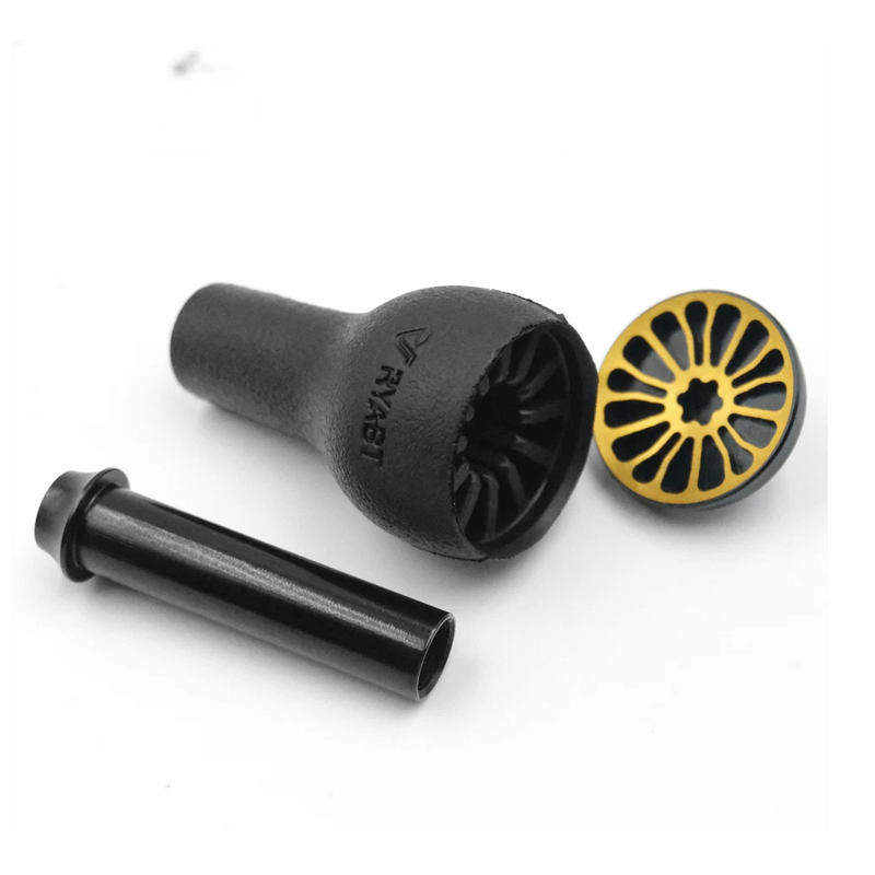 TPE Black Knob 27mm Compatible - Shimano Reel Stradic 评论和价格