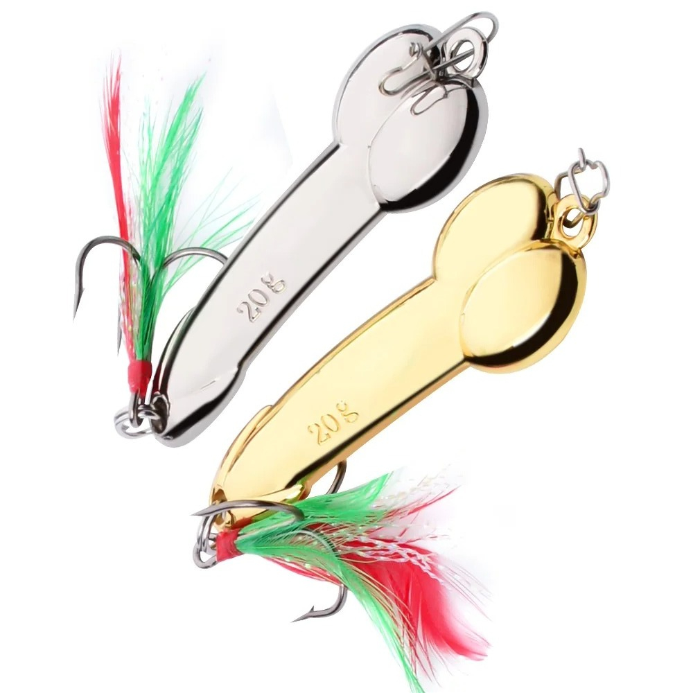Metal Spoon Penis Shape Fishin - Fishing Lure Spoon 评论和价格