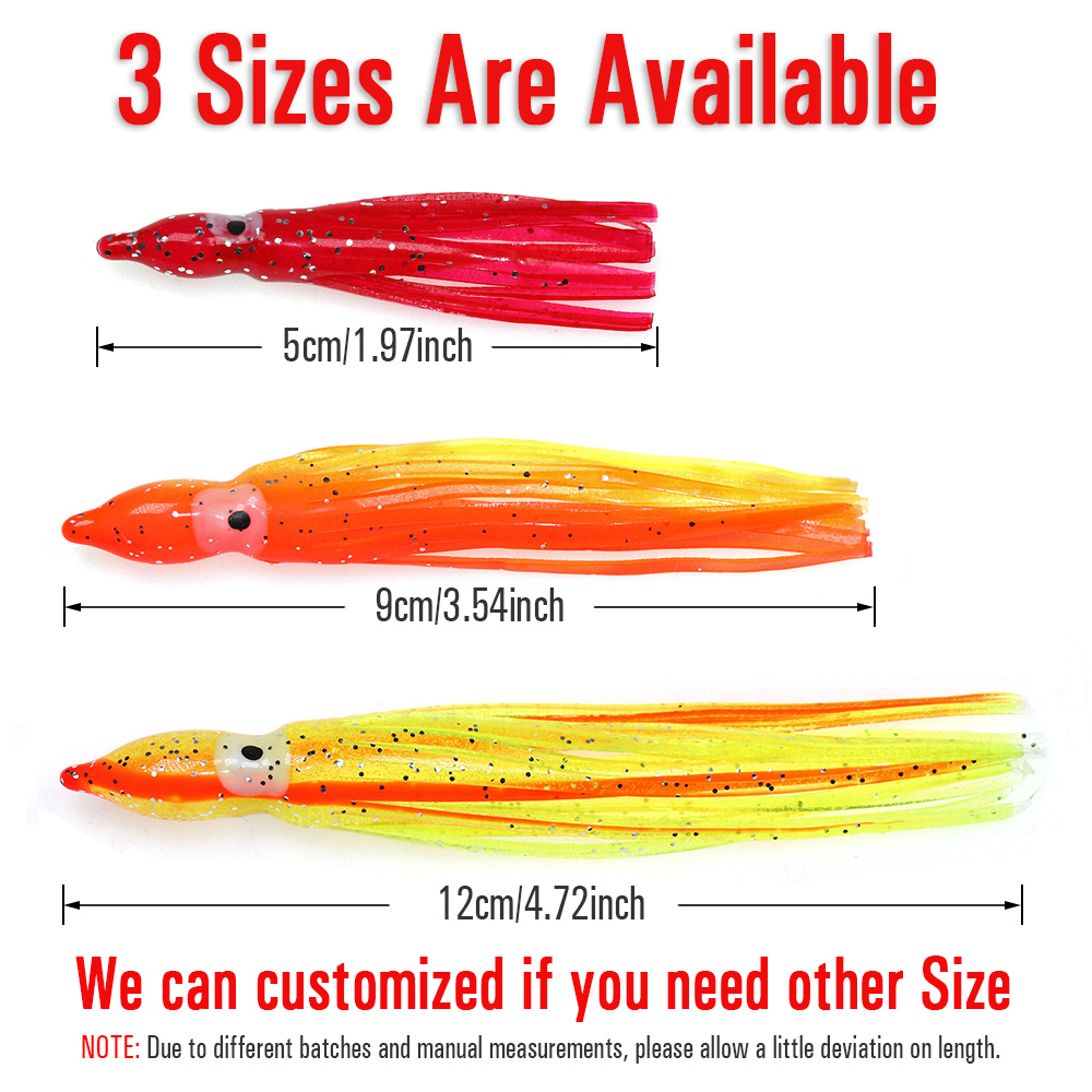Wifreo  Rubber Squid Skirt Fis - Fishing Lure Buzzbait 评论和价格