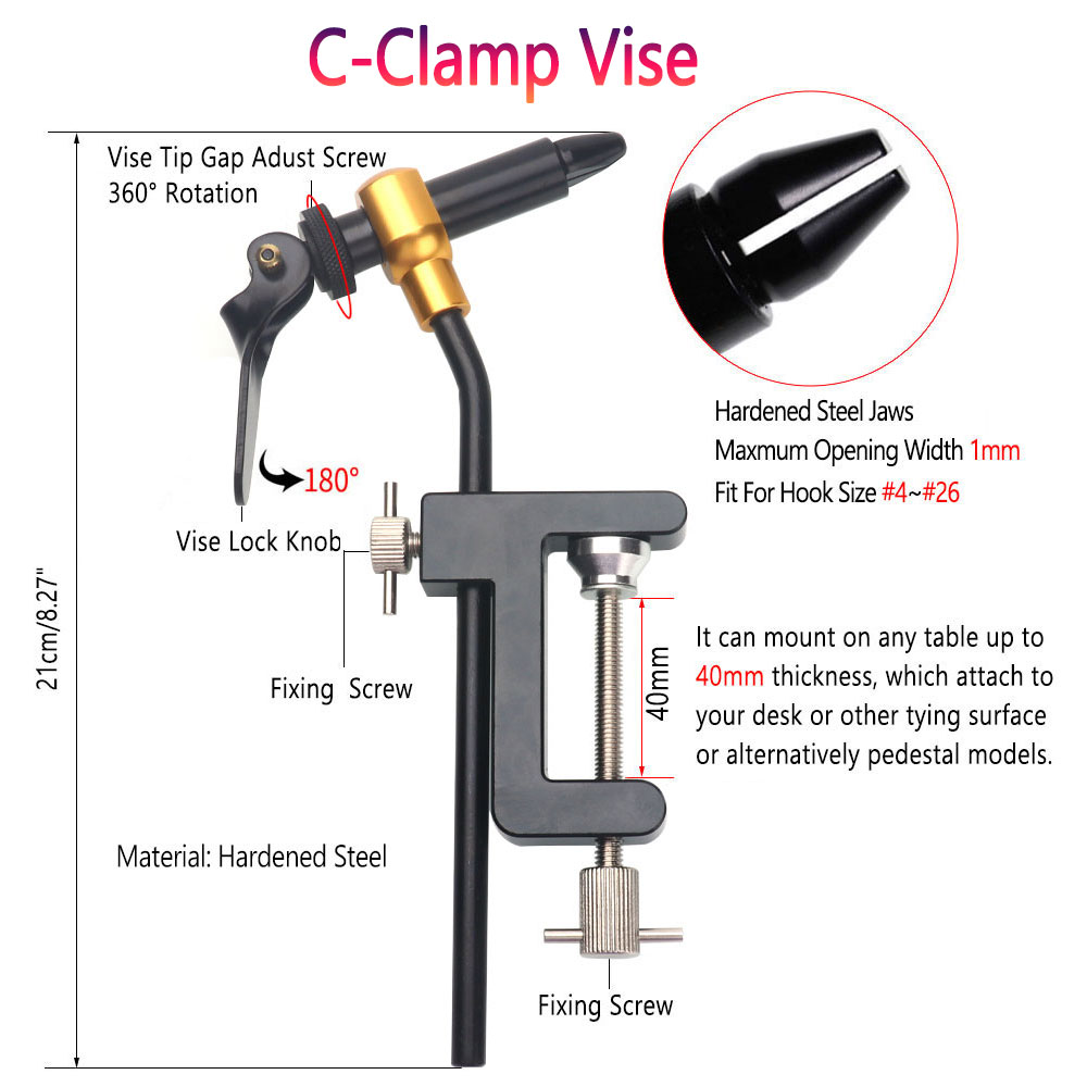 8pc/Set Hardened Steel C-Clamp - Fishing Lure Making Kit 评论和价格