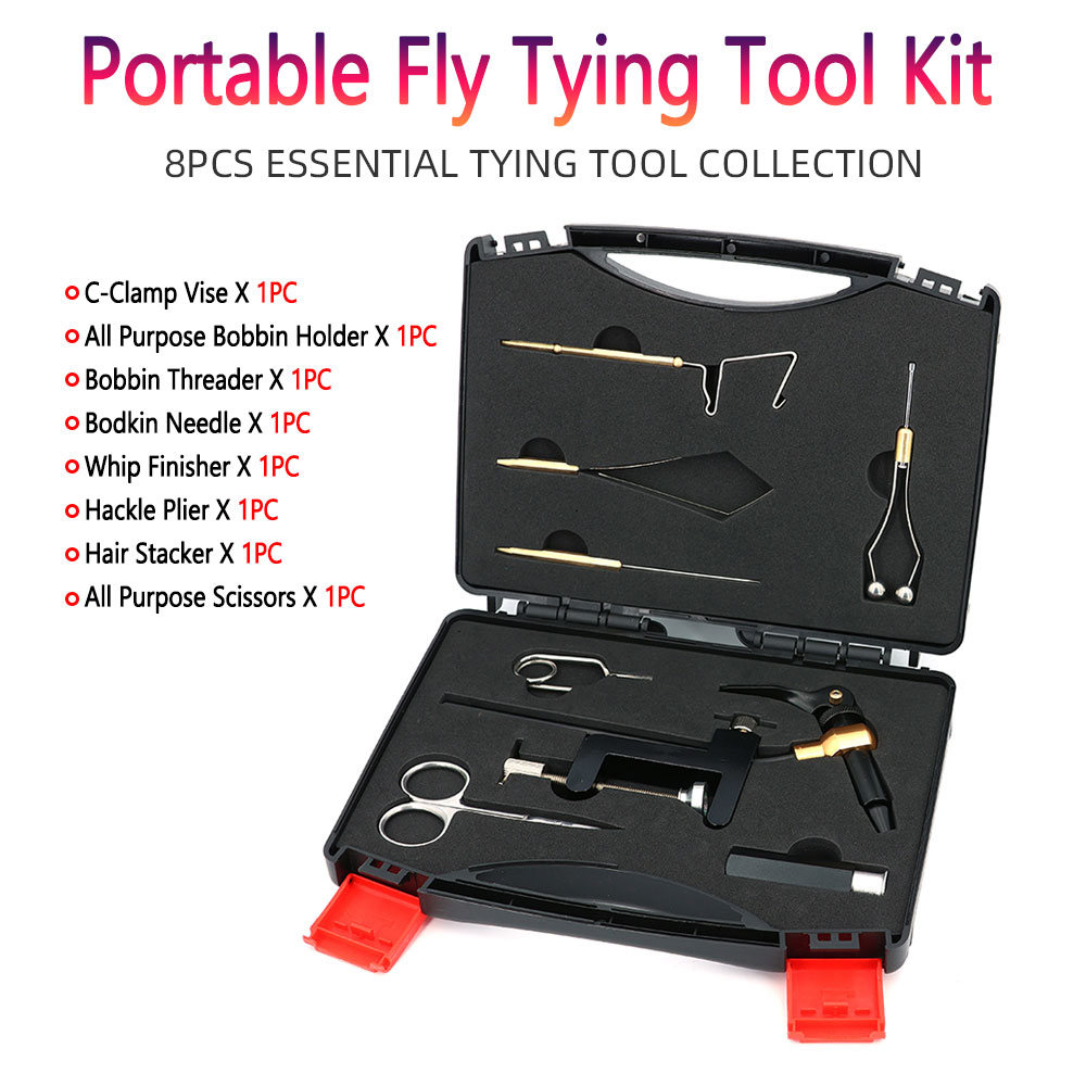 8pc/Set Hardened Steel C-Clamp - Fishing Lure Making Kit 评论和价格